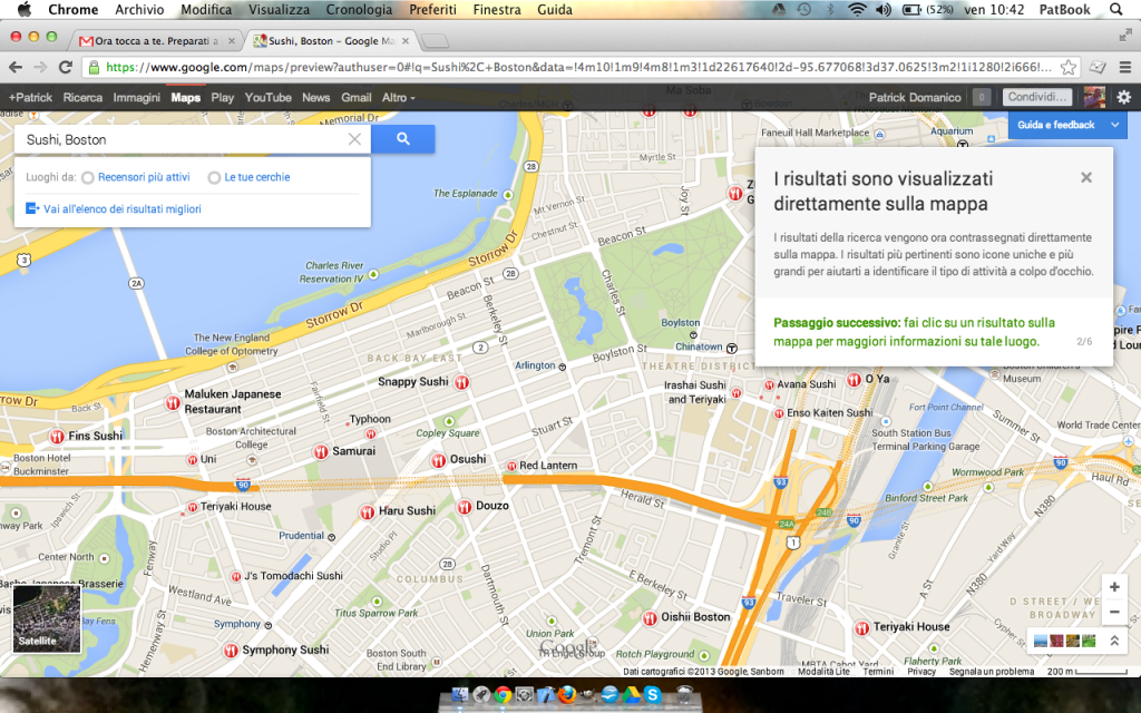 Attività commerciali Nuovo Google Maps 